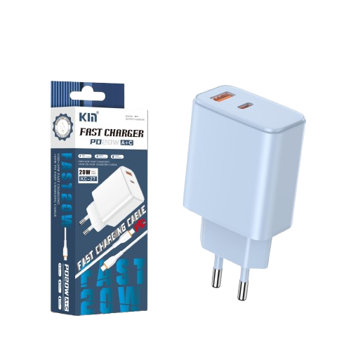 KIN KC27 PD20W Dual Port A+C Universal Two-in-One Charger